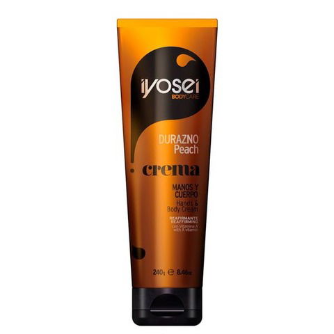 Iyosei BodyCare Crema Reafirmante para Manos y Cuerpo Durazno-Peach 240g 