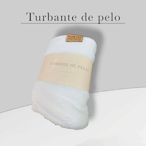 Flor Gao-Turbante de pelo 