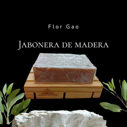 Flor Gao-Jabonera de Madera