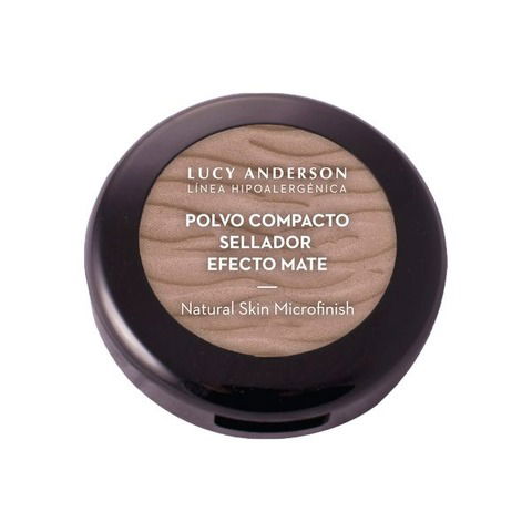 Lucy Anderson Polvo Compacto Sellador Efecto Mate N°01 Brown Sugar