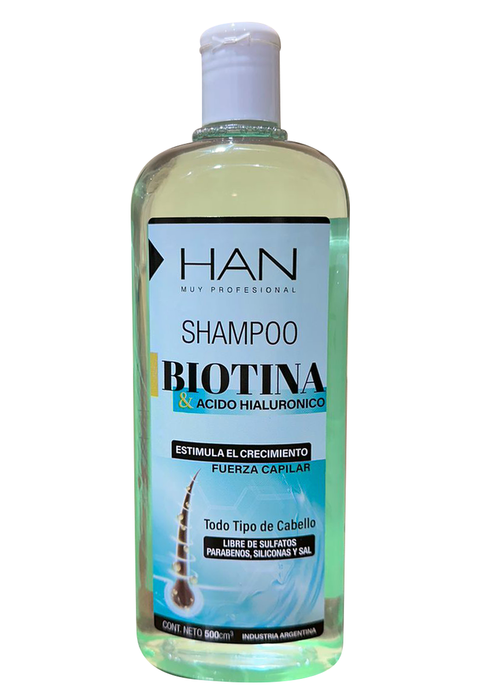 HAN Shampoo Biotina & Ácido Hialurónico 500ml