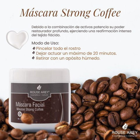 Rouse Arey Máscara Facial Mousse Strong Coffe 200gr