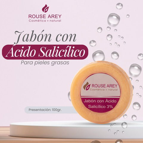 Rouse Arey Jabón con Ácido Salicílico 3%