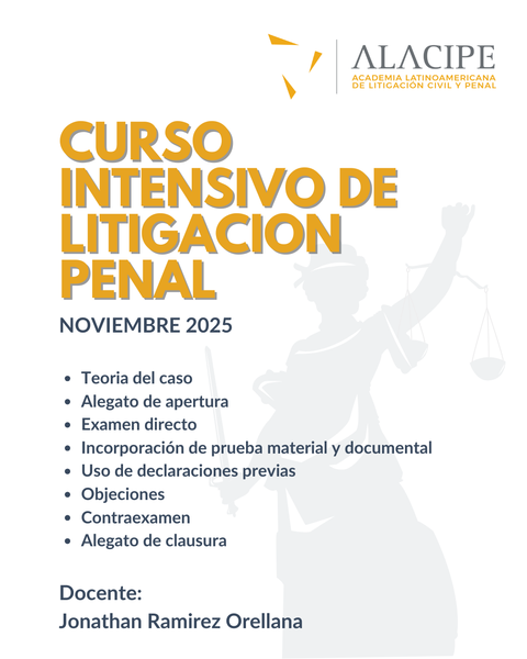 CURSO INTENSIVO DE LITIGACION-AULA VIRTUAL