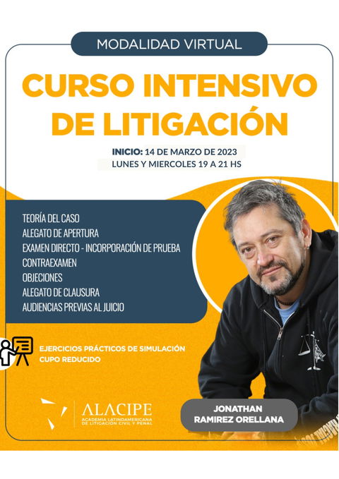 INTENSIVO DE LITIGACION-AULA VIRTUAL