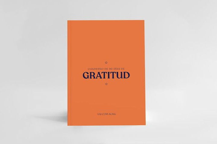 Cuaderno de gratitud, tomo naranja