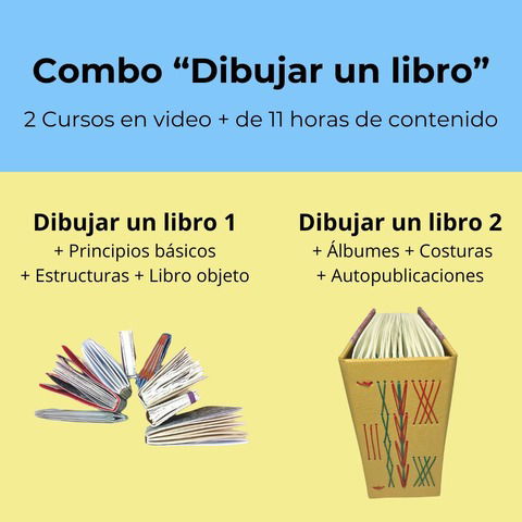 Combo Dibujar un libro 1 y 2 