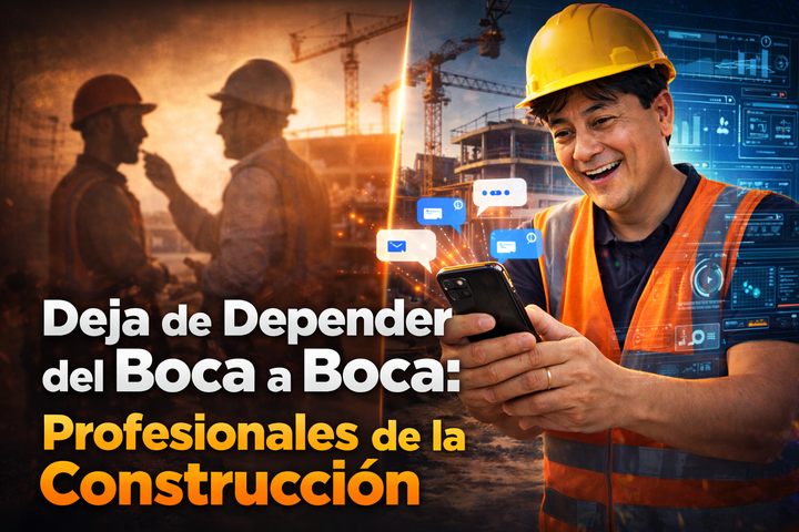 Deja de Depender del Boca a Boca: Profesionales de la Construcción