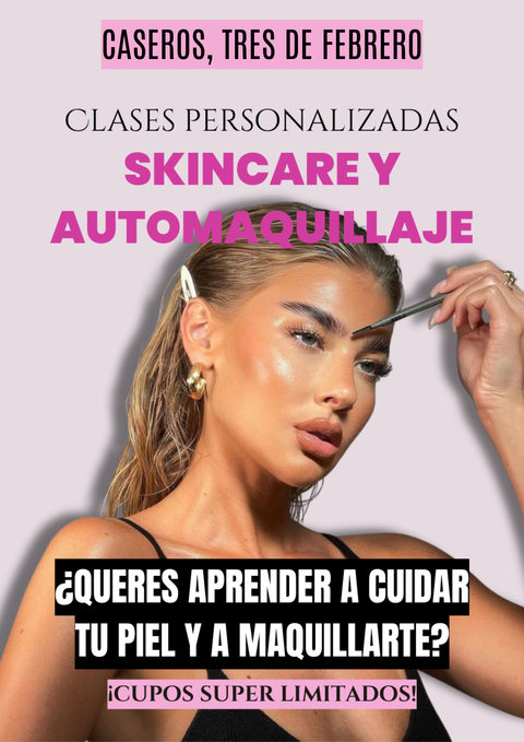Clase presencial Skincare y Automaquillaje