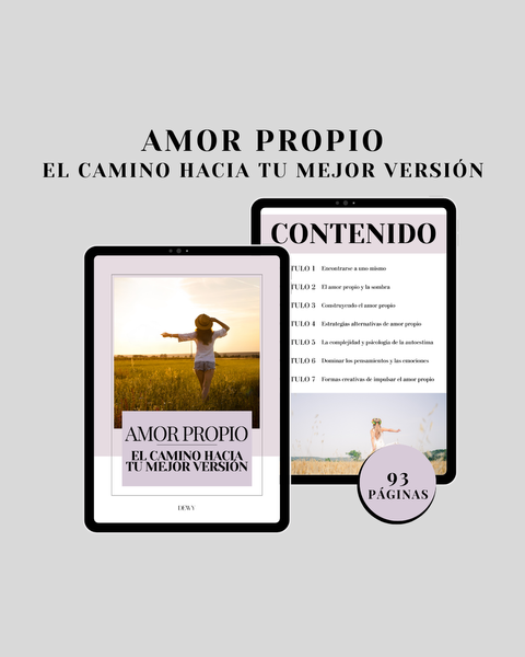 EBOOK Amor Propio + planificador de regalo