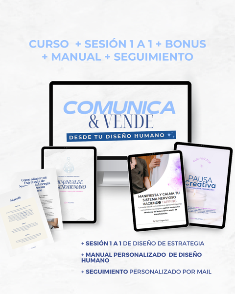 Sesión Personalizada -  Comunica y Vende desde tu Esencia