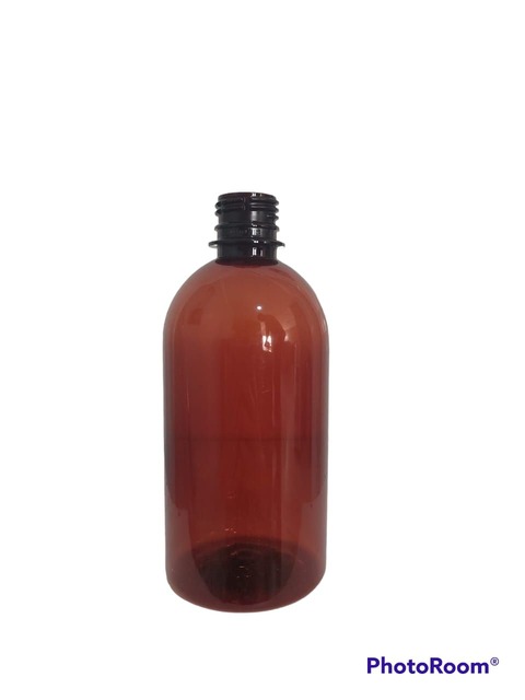 ART. 14 MAYORISTA - LINEA AMBAR - ENVASE PET CON TAPA - ROSCA 28 (500 UNIDADES)