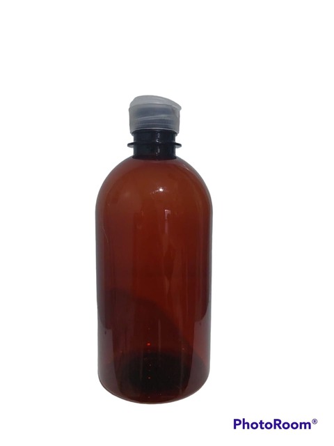 ART. 20 MAYORISTA - LINEA AMBAR - ENVASE PET CON TAPA FLIP TOP - ROSCA 28 (500 UNIDADES)