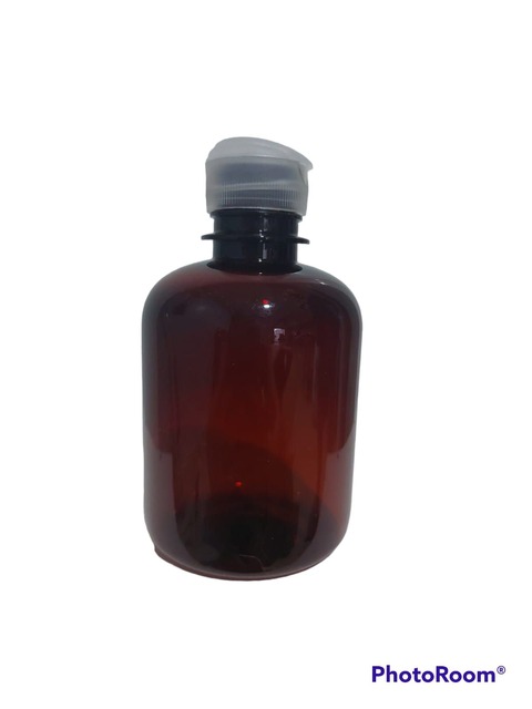 ART. 18 MAYORISTA - LINEA AMBAR - ENVASE PET CON TAPA FLIP TOP - ROSCA 28 (500 UNIDADES)