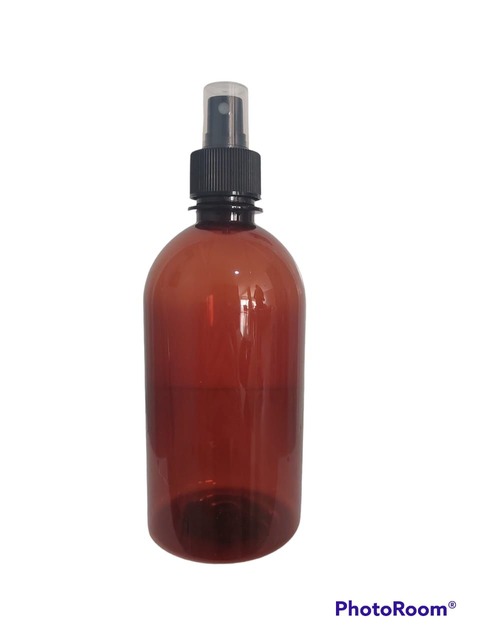 ART. 39 LINEA AMBAR - ENVASE PET 500CC CON SPRAY ATOMIZADOR - ROSCA 28 (50 UNIDADES)