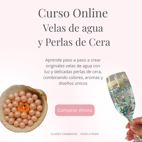 Curso Online Velas de Agua y Perlas