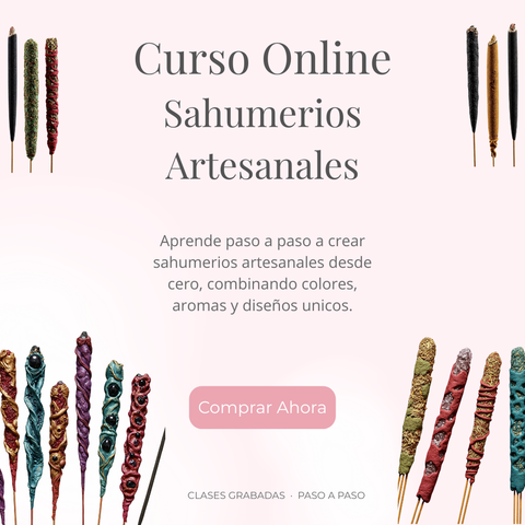 Curso Online Sahumerios Artesanales 
