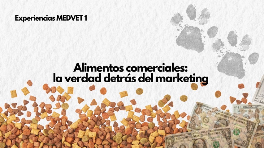 Experiencias MEDVET 1 – Alimentos comerciales: la verdad detrás del marketing ️