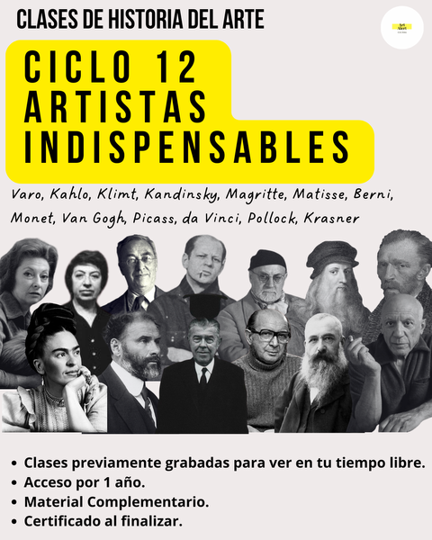 Ciclo de clases: 12 Artistas Indispensables
