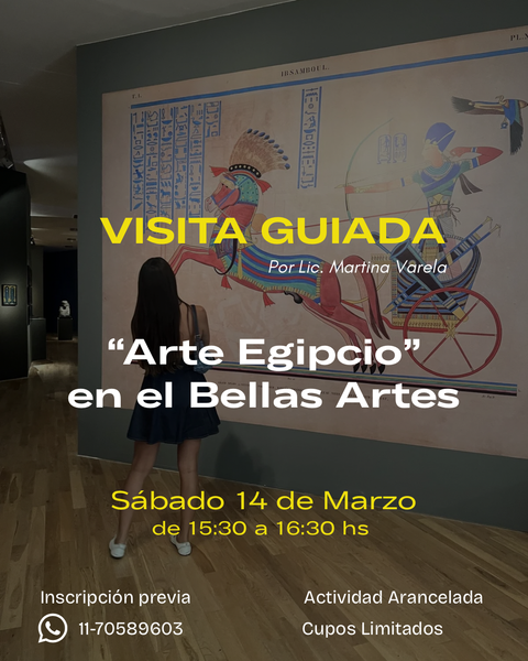 Visita Guiada: Egipto en el  Bellas Artes