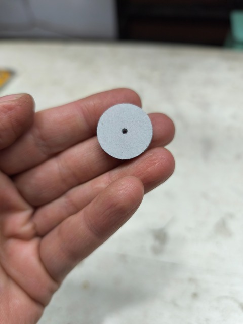 Disco de Silicona abrasivo Blanco (fuerte)