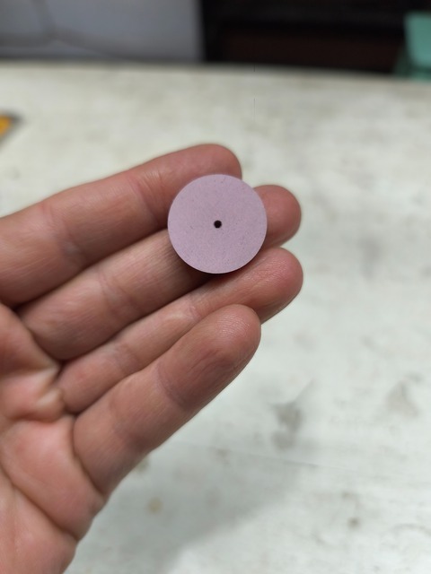 Disco de Silicona abrasivo Rosa (medio)