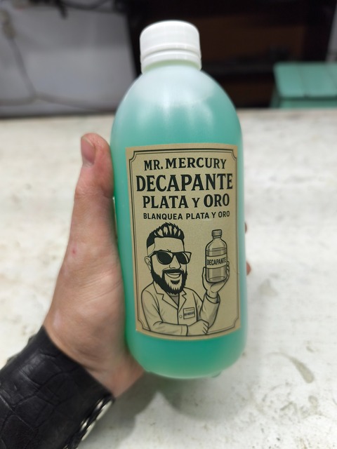DECAPANTE PLATA Y ORO, SALES 500ml (solucion lista para usar tibia)