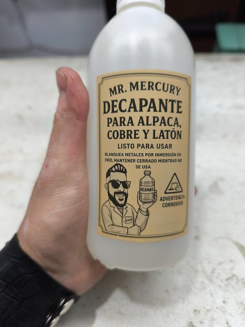 Decapante Alpaca cobre bronce 500ml lista para usar en frio