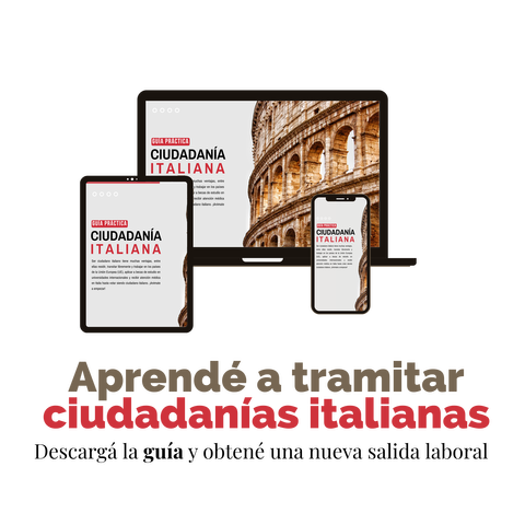 Guía digital para aprender a tramitar Ciudadanías Italianas