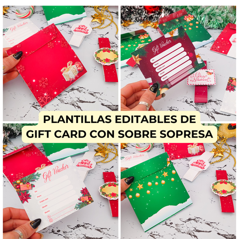 PLANTILLA GIFT CARD SOBRE SORPRESA