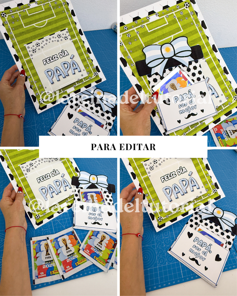 TARJETA PARA SOBRE PARA FIGURITAS