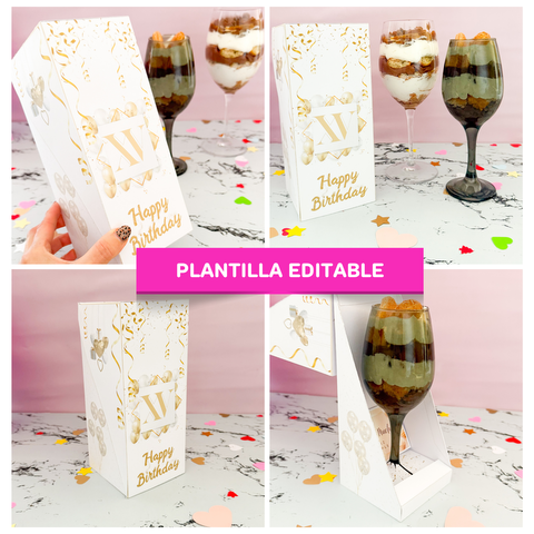 PLANTILLA CAJA PARA COPA
