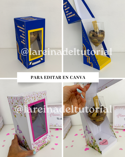 PLANTILLA CAJA PARA COPA