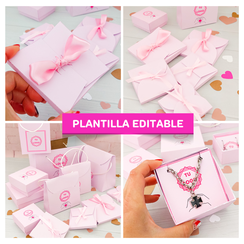 PACKAGING PARA ACCESORIOS PLANTILLAS EDITABLES
