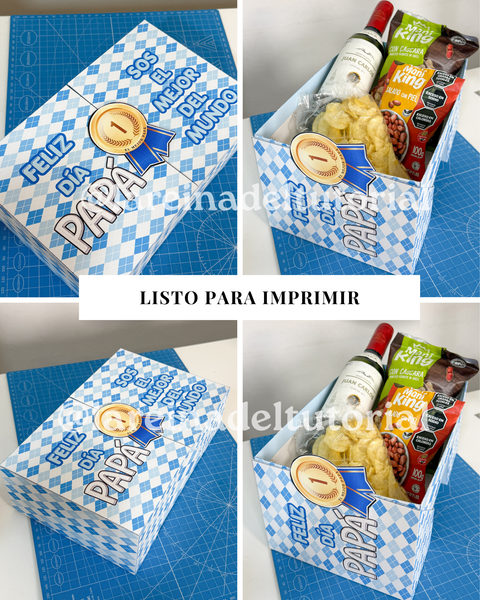 CAJA BANDEJA PAPÁ