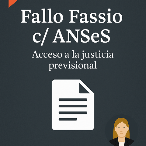 Fallo Fassio y Dictamen Fiscal