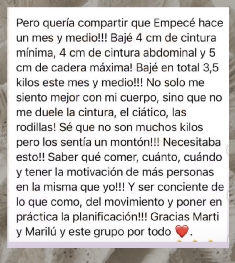 Testimonio de paciente