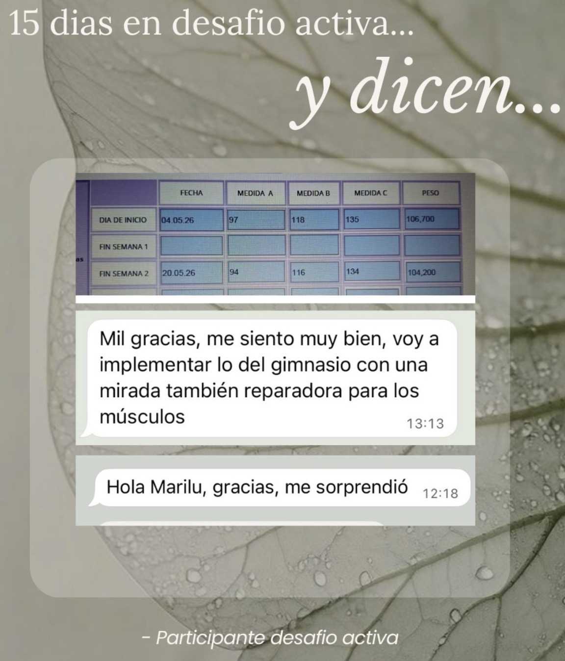 Testimonio de paciente