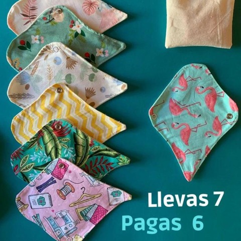 Protectores diarios colaless - Pack 6 + 1