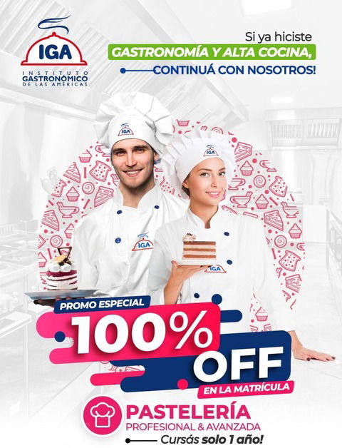 Clase Especial para Egresados en Diplomatura en Gastronomía: Para estudiar 2do Año de PASTELERIA PROFESIONAL & AVANZADA.