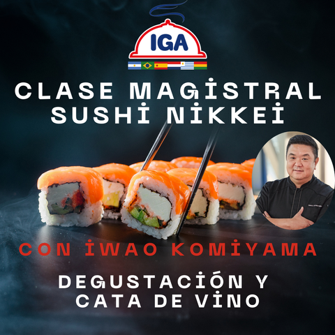 SEMINARIO MAGISTRAL SUSHI NIKKEI CON IWAO KOMIYAMA AVELLANEDA