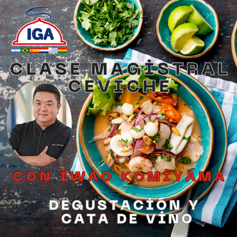 SEMINARIO MAGISTRAL CEVICHE CON IWAO KOMIYAMA LOMAS DE ZAMORA