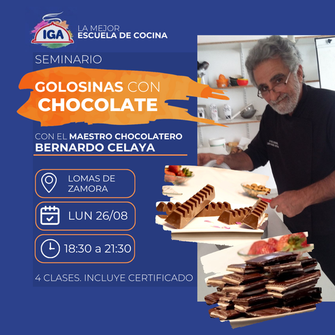 SEMINARIO GOLOSINAS CON CHOCOLATE EN LOMAS DE ZAMORA