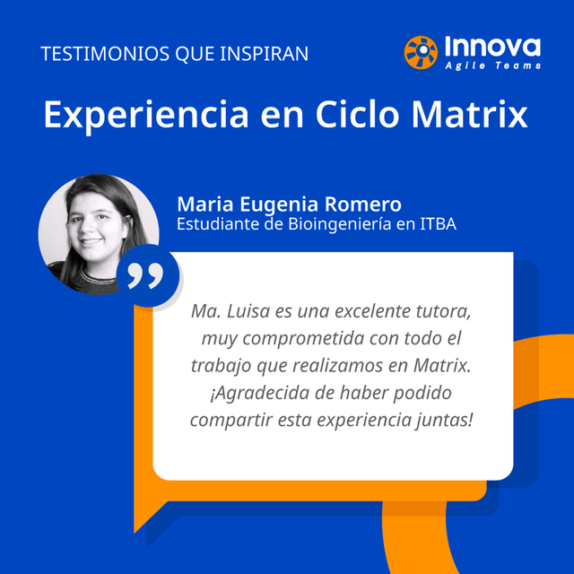 Testimonios que inspiran - Experiencia en Ciclo Matrix de BisBlick Talento joven