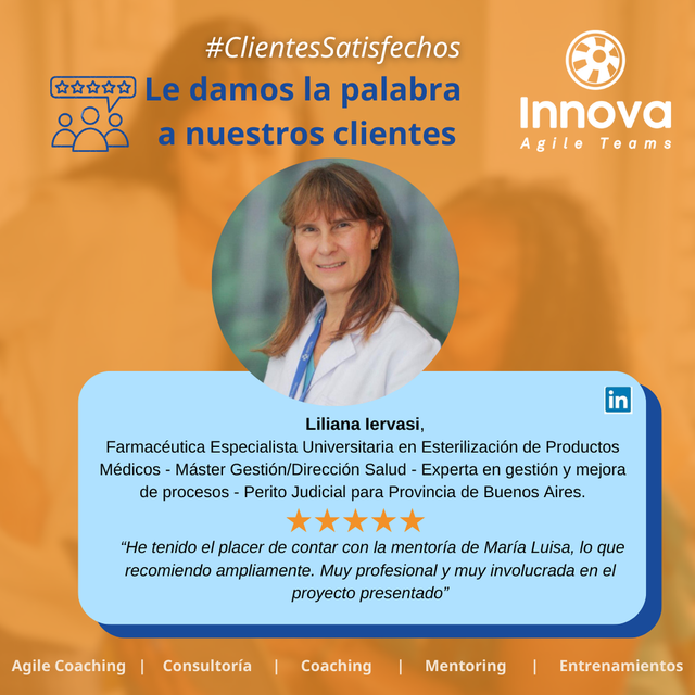 La voz de nuestros clientes - Liliana Iervasi