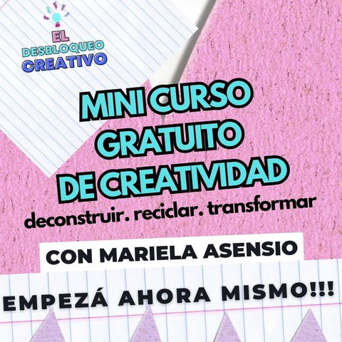 MINI CURSO GRATUITO DE CREATIVIDAD