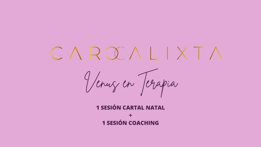 Venus en Terapia (2 sesiones: Carta Natal + Sesión de Coaching)