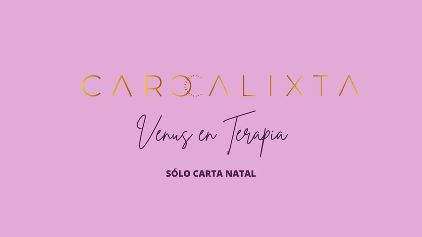 Venus en Terapia - Sólo Carta Natal (1 sesión)