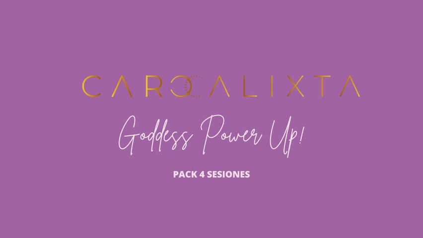 Goddess Power Up! - PACK DE 4 SESIONES