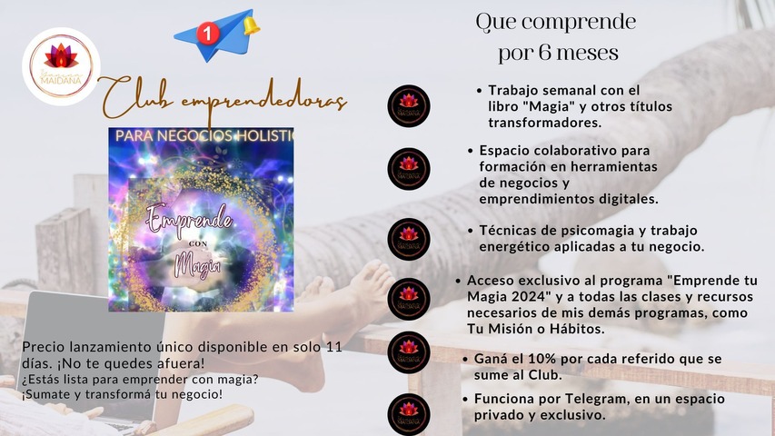 Club de Coworking para Emprendedoras con Magia